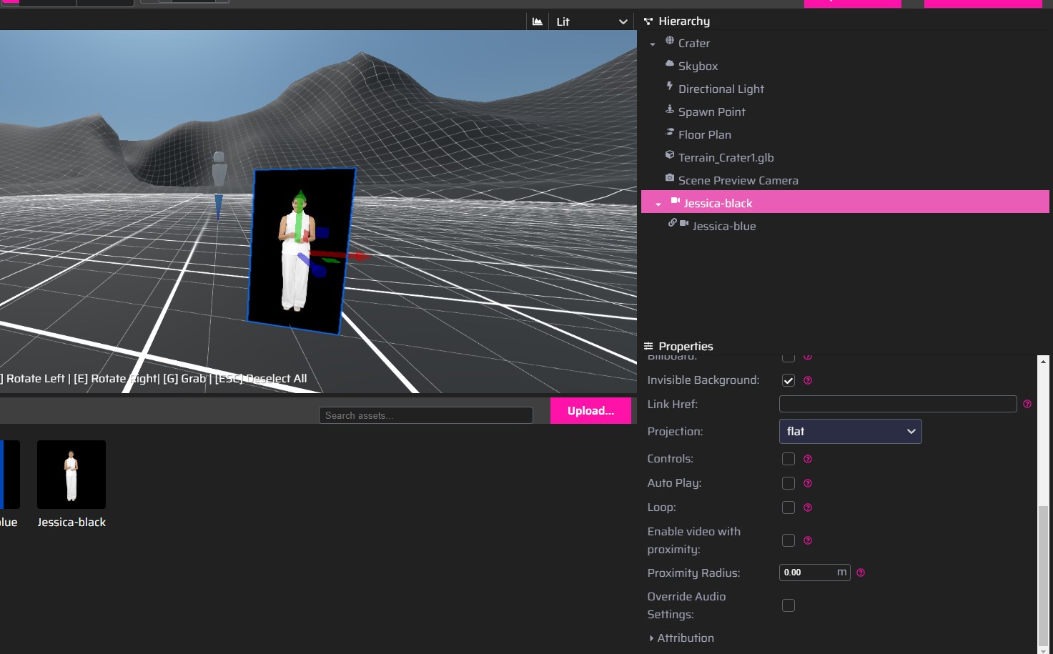 proximity element in Creator